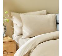 Habitat Cotton Washed Stone Pillowcase Pair