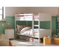 Habitat Detachable Bunk Bed and 2 Kids Mattresses - White