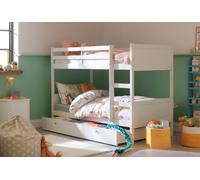 Habitat Detachable Bunk Bed, Drawer & 2 Mattresses -White