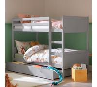 Habitat Detachable Bunk Bed Frame with Drawer - Grey