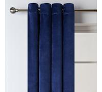 Habitat Dimout Eyelet Curtains - Navy - 168x183cm