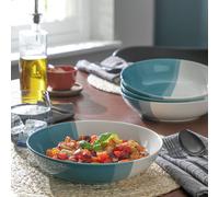 Habitat Dipped 4 Piece Stoneware Pasta Bowls