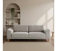 Habitat Draper Boucle 3 Seater Sofa - Natural