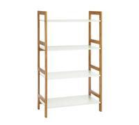 Habitat Drew Bamboo Shelving Unit - White