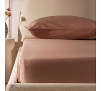 Habitat Egyptian Cotton 400 TC Mocha Fitted Sheet- King size