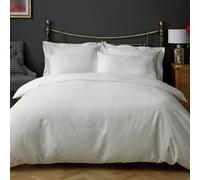 Habitat Egyptian Cotton 400TC Plain Cream Bedding Set-Double