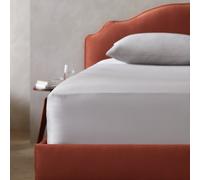 Habitat Egyptian Cotton 400TC Plain Grey Fitted Sheet-Single