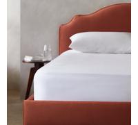 Habitat Egyptian Cotton 400TC White Fitted Sheet- Double