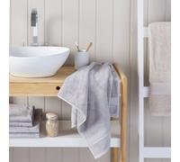 Habitat Egyptian Cotton Hand Towel - Silver