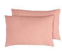 Habitat Egyptian Cotton Standard Pillowcase Pair - Blush