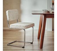 Habitat Enzu Metal Dining Chair - Leopard
