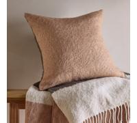Habitat Faux Mohair Cushion - Neutral - 43x43cm
