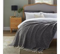 Habitat Faux Mohair Throw - Charcoal - 150x200cm