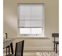 Habitat Faux Wood White 50mm Slat Venetian Blind - 120cm