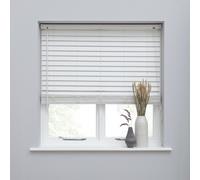 Habitat Faux Wood White 50mm Slat Venetian Blind - 180cm