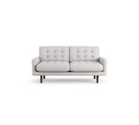 Habitat Fenner Fabric 2 Seater Sofa - Natural - Dark Leg