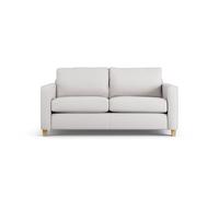 Habitat Flint Fabric 2 Seater Sofa Bed- Natural - Ash Leg