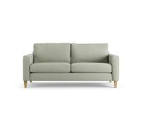 Habitat Flint Fabric 3 Seater Sofa - Sage Green - Ash Leg