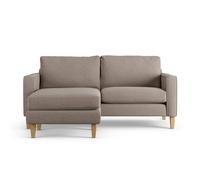 Habitat Flint Fabric Reversible 3 Seater Corner Sofa - Mocha