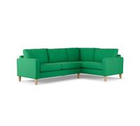 Habitat Flint Fabric Right Hand Corner Sofa - Emerald Green