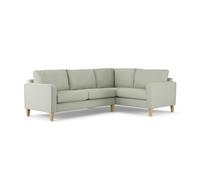 Habitat Flint Fabric Right Hand Corner Sofa- Sage Green