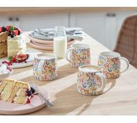 Habitat Floral Ripple Set of 4 Mugs