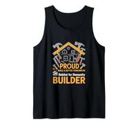 Habitat for Humanity Builder Volunteer Build Better Tomorrow Tank Top