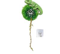 Habitat for Reptiles and Cachettes, Terrarium Decor in the Shape of a Moss Ball | Reptile Shelter - for Leopard Gecko Gecko Bearded Snake Mygale Bernard Frog Lizard Indoor