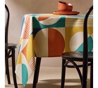 Habitat Geo Wipe Clean Table Cloth - Multicoloured