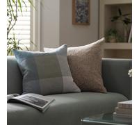 Habitat Gingham Check Cushion - Sage Green - 43x43cm