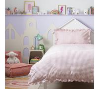 Habitat Gingham Pink Kids Bedding Set - Toddler