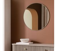 Habitat Gold Rope Twist Round Wall Mirror - 60x60cm