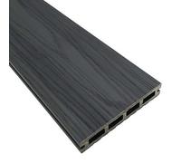 Habitat+ Grey Composite Deck Board (L)2.4M (W)135mm (T)22mm