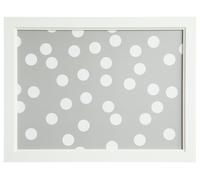 Habitat Grey Spot Lap Tray With Fabric Cushion