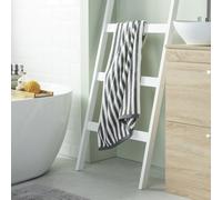 Habitat Grey Stripe Bath Sheet