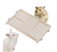 Habitat Hamster, Retractable Rabbit Hideout - Enlarged Cage Accessories for Pets - Squirrels, Ferrets, Gerbils - Standing or Lying Down Play Against Boredom