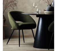 Habitat Hermione Boucle Chair - Green