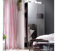 Habitat Holsted Mirrored 120cm Sliding Wardrobe - White