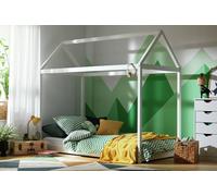 Habitat House Single Bed Frame and Kids Mattress - White