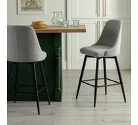 Habitat Huck Fabric Counter Bar Stool - Grey