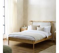 Habitat Hugh Wooden Double Bed - Light Wood