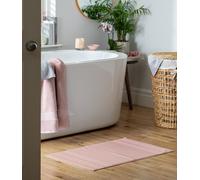 Habitat Hygro Cotton Anti Microbial Bath Mat - Blush