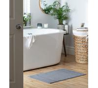 Habitat Hygro Cotton Anti Microbial Bath Mat - Grey
