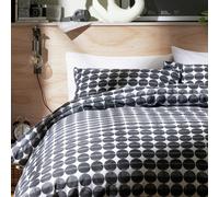 Habitat Industrial Spot Black & White Bedding Set - Double