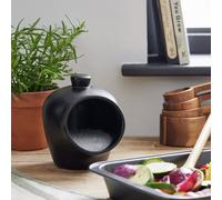 Habitat Industrial Stoneware Salt Container