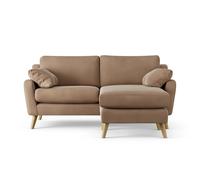 Habitat Ivor Right Hand Corner Sofa - Latte - Ash Leg