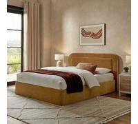 Habitat Jacey Double End Lift Ottoman Bed - Mustard