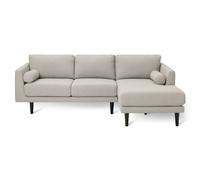 Habitat Jacob Fabric Right Hand Corner Sofa - Stone