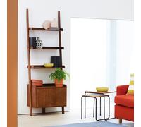 Habitat Jessie 2 Door Ladder Shelf - Walnut