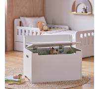 Habitat Joni Toy Box with Back Rest - White